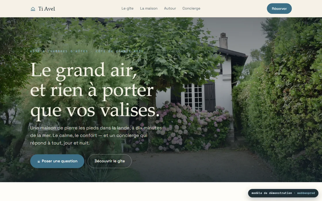 Aperçu du site Ti Avel